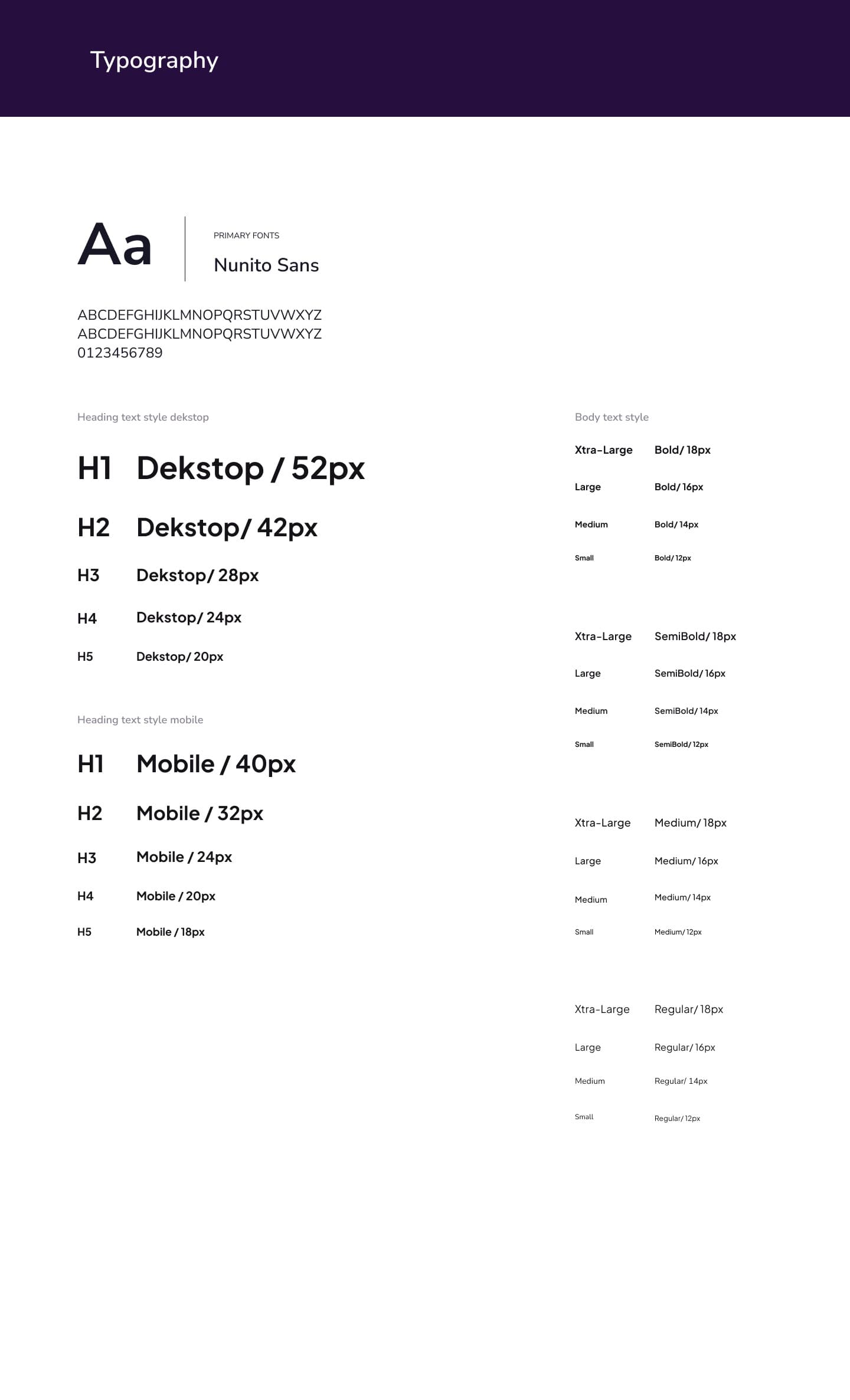 Edu3Labs Academy typography and colour style guide